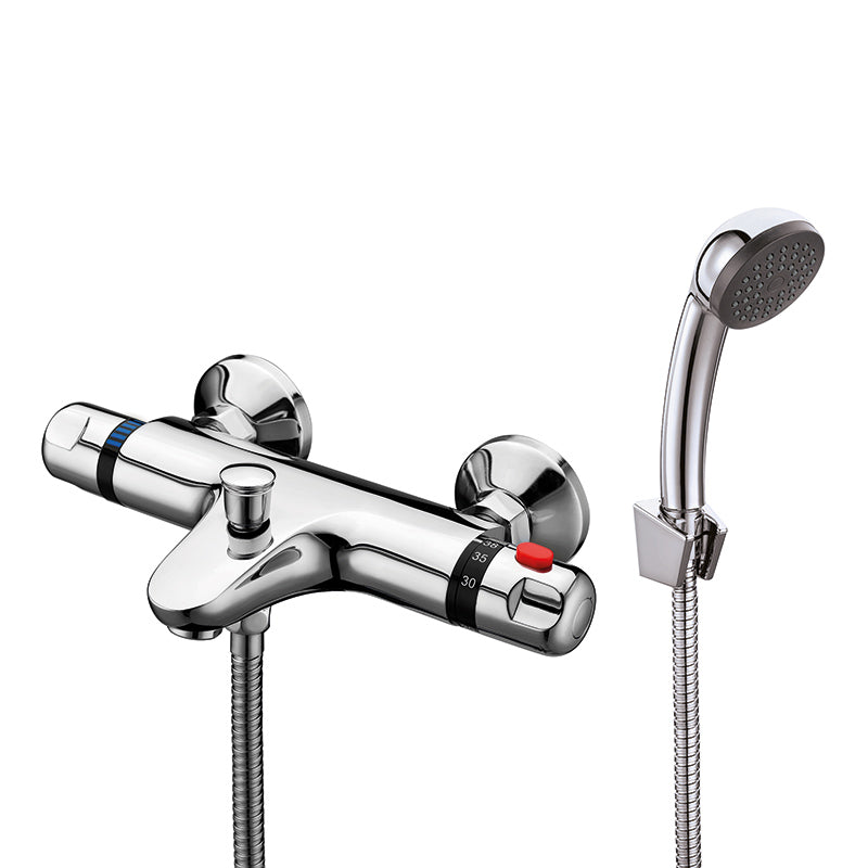 Scudo Scudo Tidy 2 Tap Hole Wall & Deck Mounted Thermostatic Bath Filler - Brand New Bathrooms