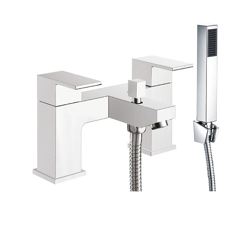 Scudo Lanza Bath Shower Mixer With Shower Kit and Wall Bracket - Brand New Bathrooms