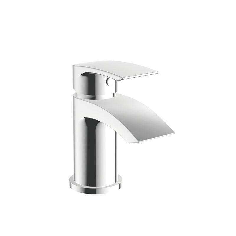 Scudo Belini Mini Mono Basin Mixer with Push Waste - Brand New Bathroom 