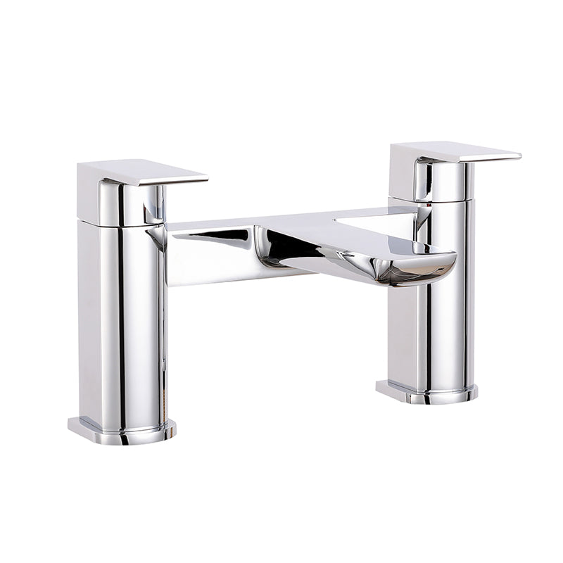 Scudo Muro 2 Tap Hole Deck Mounted Bath Filler - Brand New Bathrooms