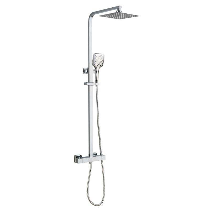Tailored Bathrooms Menai Premium Shower Kit (2 shapes, Chrome) - Brand New Bathrooms