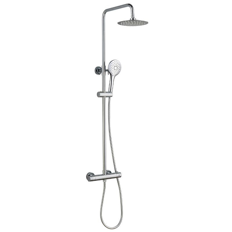 Tailored Bathrooms Menai Premium Shower Kit (2 shapes, Chrome) - Brand New Bathrooms