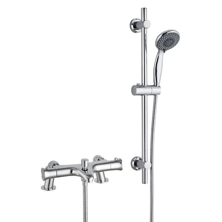 Tailored Bathrooms Plumb Essential Thermostatic Bath & Shower Mixer Riser Kit (Chrome) - Brand New Bathrooms