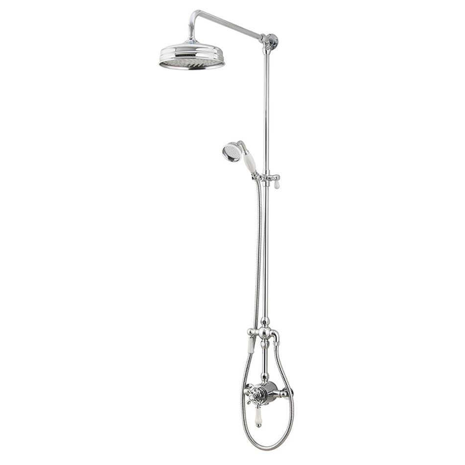 Tailored Bathrooms Tenby Traditional Dual Control Shower Kit (Chrome)
