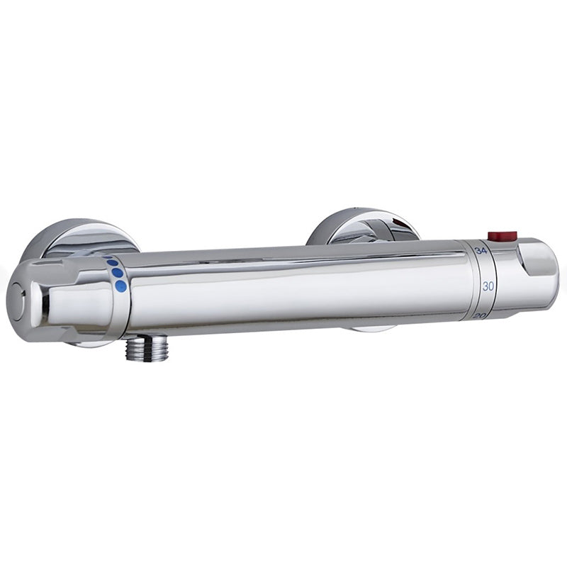 Tailored Bathrooms Low Pressure High Flow Shower Bar Valve & Easy Fit Kit (Chrome) - Brand New Bathrooms