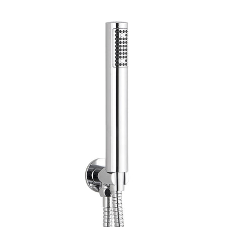 Tailored Bathrooms Brass Shower Elbow Wall Outlet with Handset (2 styles, Chrome) - Brand New Bathrooms