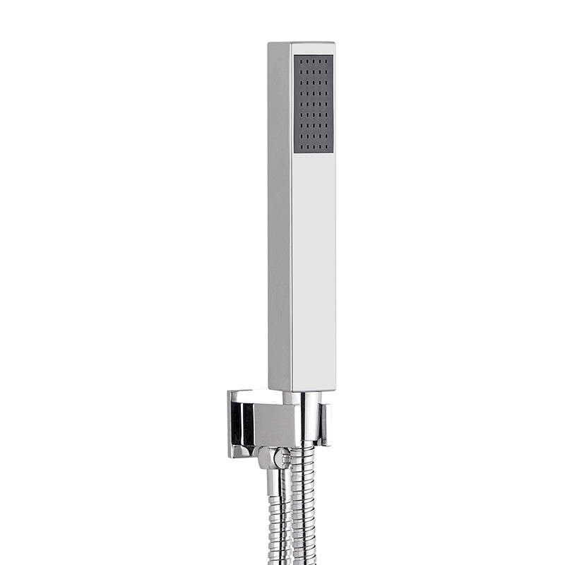Tailored Bathrooms Brass Shower Elbow Wall Outlet with Handset (2 styles, Chrome) - Brand New Bathrooms