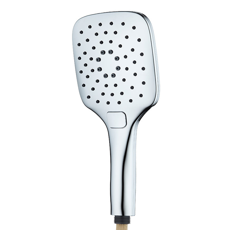 Tailored Bathrooms 3 Mode Push Button Shower Handset (2 styles, Chrome) - Brand New Bathrooms