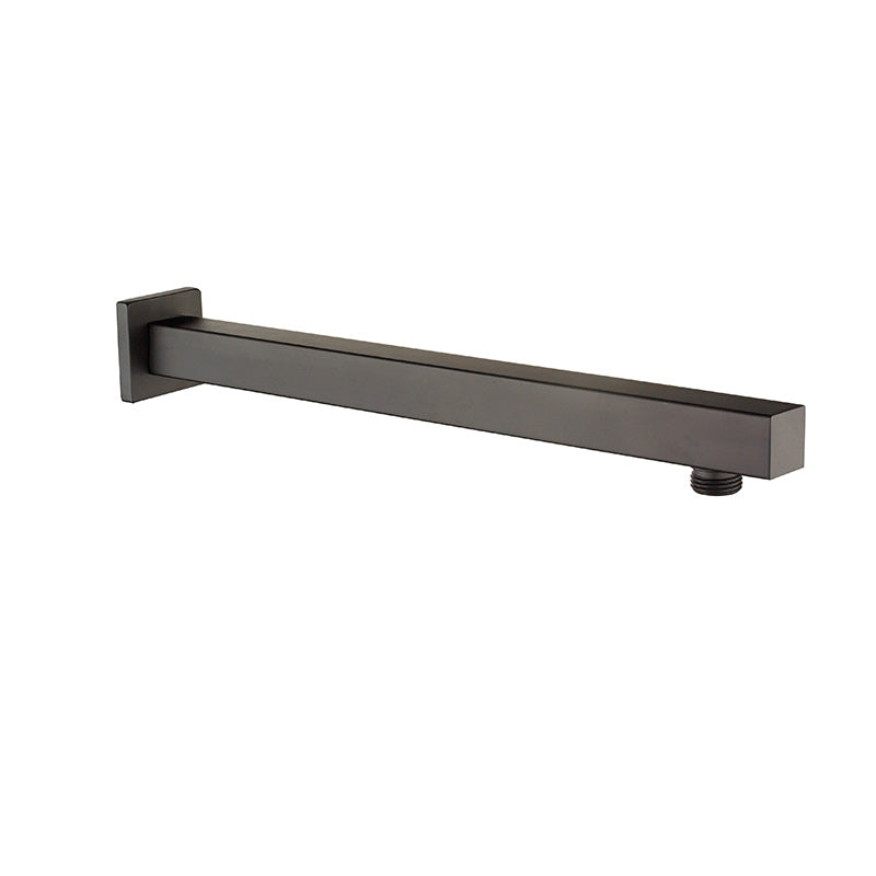 Tailored Bathrooms Shower Wall Outlet Arm (2 styles, Black) - Brand New Bathrooms