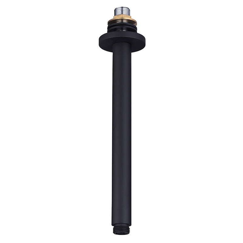 Tailored Bathrooms Shower Ceiling Outlet Arm (2 styles, Black) - Brand New Bathrooms