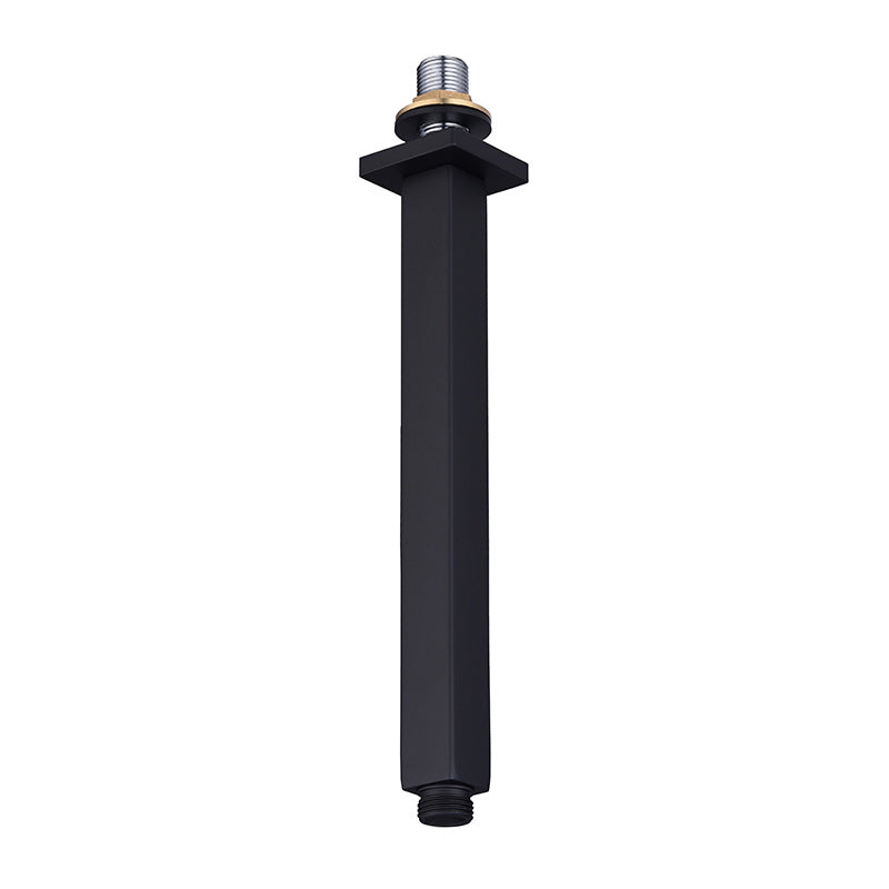 Tailored Bathrooms Shower Ceiling Outlet Arm (2 styles, Black) - Brand New Bathrooms