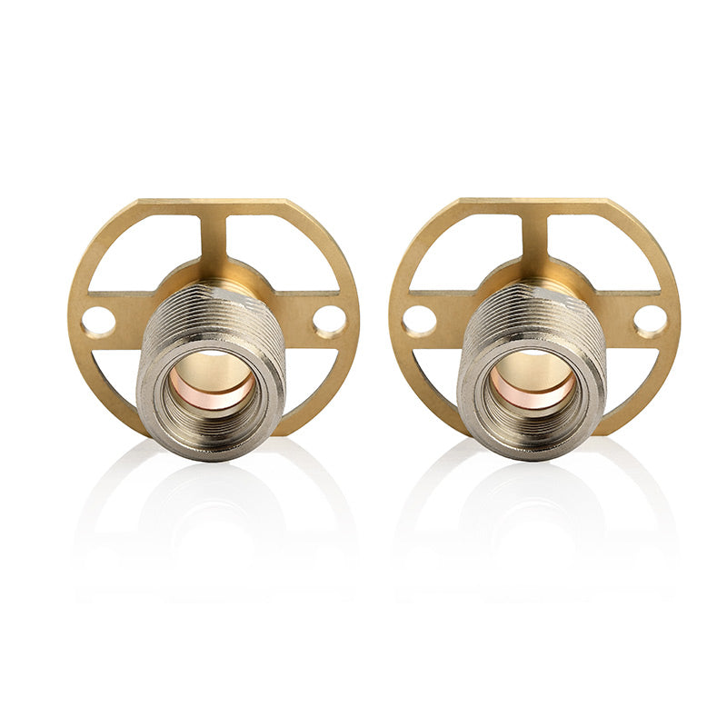 Tailored Bathrooms Plumb Essentials Easy Fit Brackets (no shroud) (Brushed Brass) - Brand New Bathrooms