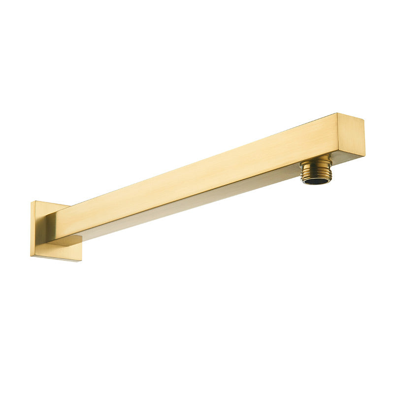 Tailored Bathrooms Shower Wall Outlet Arm (2 styles, Brushed Brass) - Brand New Bathrooms