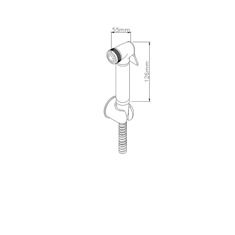 Tailored Bathrooms Round Douche Kit (2 colours) - Brand New Bathrooms