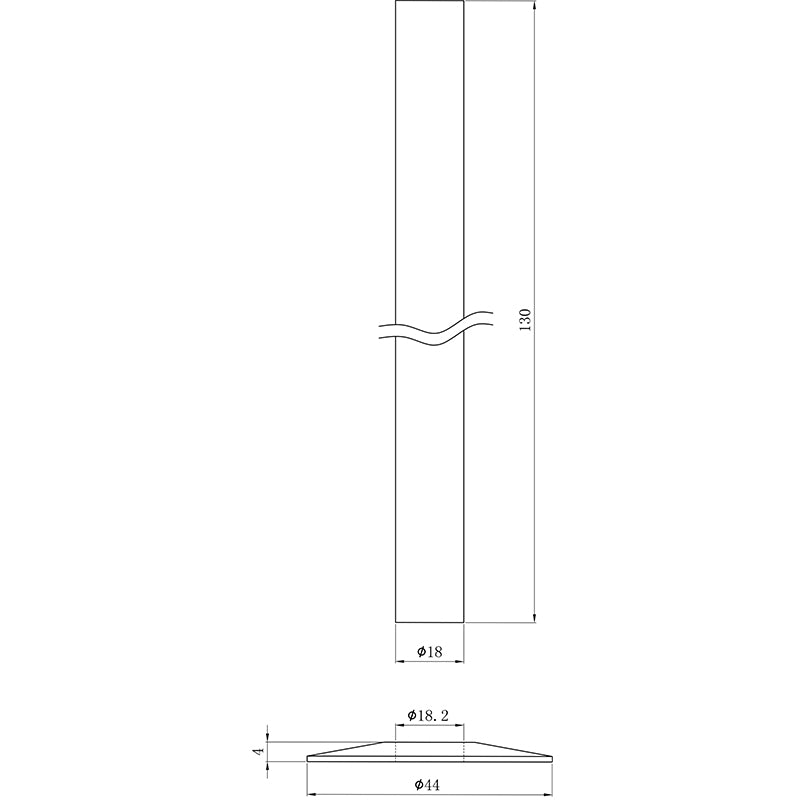 Tailored Bathrooms Radiator Pipe Sleeve Kit  (1 size, 4 colours) - Brand New Bathrooms