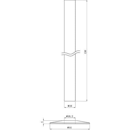 Tailored Bathrooms Radiator Pipe Sleeve Kit  (1 size, 4 colours) - Brand New Bathrooms