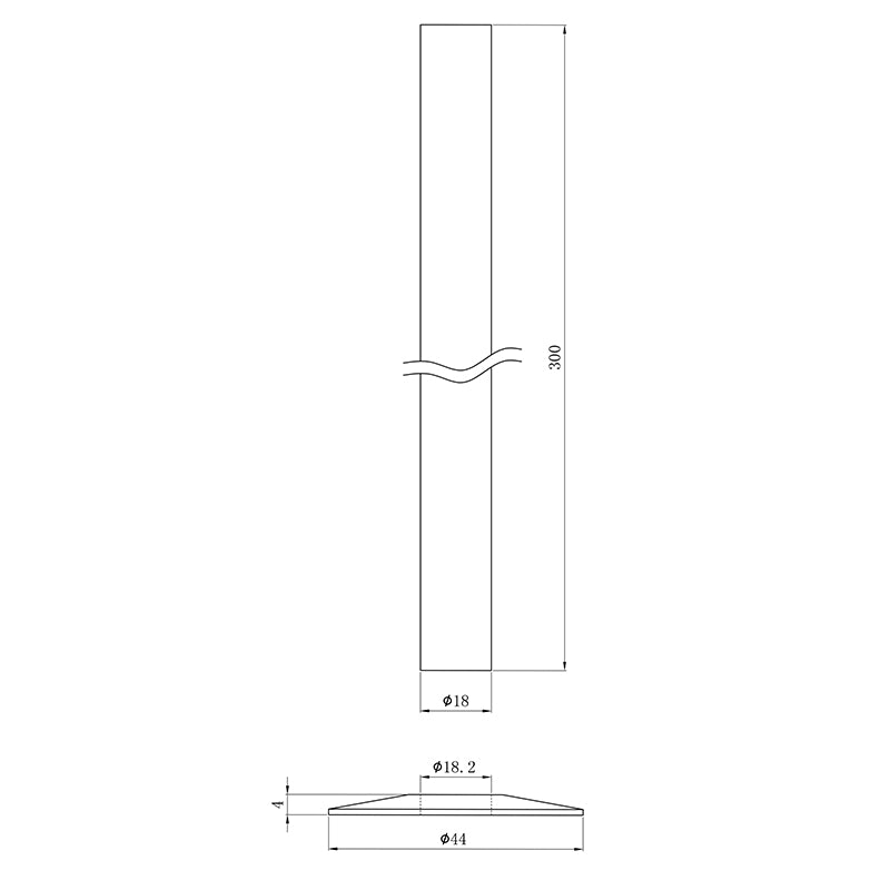 Tailored Bathrooms Radiator Pipe Sleeve Kit (1 size, 4 colours) - Brand New Bathrooms