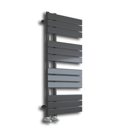 Tailored Bathrooms Wellington Designer Offset Towel Radiator (2 sizes, 2 colours) - Brand New Bathrooms