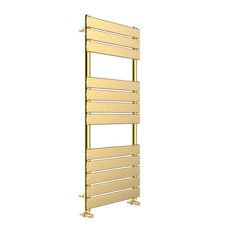 Tailored Bathrooms Queenstown Designer Towel Radiator (1 size, Brushed Brass) - Brand New Bathrooms