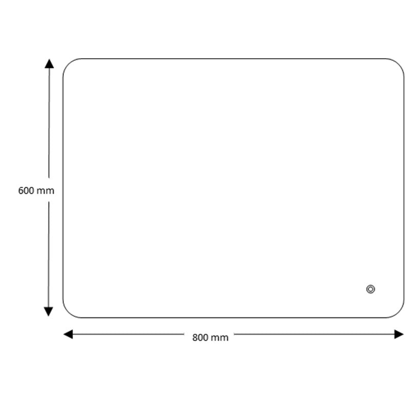 Tailored Bathrooms Bea Backlit LED Touch Mirror w. Demist (2 sizes) - Brand New Bathrooms