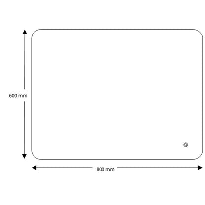 Tailored Bathrooms Bea Backlit LED Touch Mirror w. Demist (2 sizes) - Brand New Bathrooms