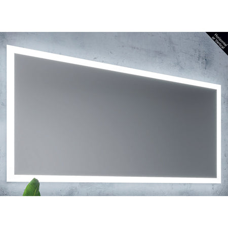 Tailored Bathrooms Noah LED Edge Touch Mirror w. Demist (3 sizes) - Brand New Bathrooms