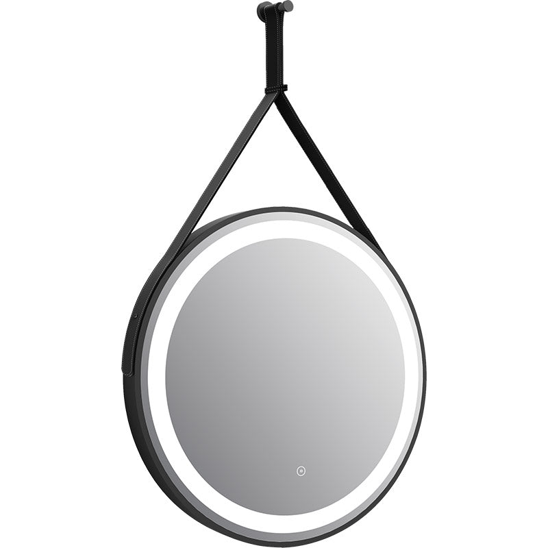 Tailored Bathrooms Delilah LED Round Touch Mirror w. Demist, Colour Change, Hook & Loop Hanging (1 size, 2 colours) - Brand New Bathrooms