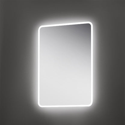 Tailored Bathrooms Willow Slimline LED Touch Mirror w. Demist, Bluetooth & Shaver Point (1 size) - Brand New Bathrooms