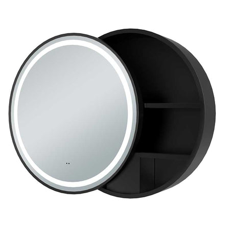 Tailored Bathrooms Monty Round Single Sliding Door LED Mirror Cabinet (1 size) - Brand New Bathrooms