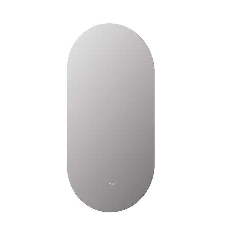 Tailored Bathrooms Raffy Oval Backlit LED Touch Mirror w. Demist (1 size) - Brand New Bathrooms