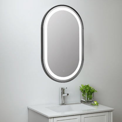 Tailored Bathrooms Martha LED Touch Mirror w. Demist (1 size, 2 colours) - Brand New Bathrooms