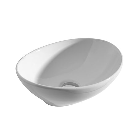 Tailored Bathrooms Pisa Counter Top Ceramic Basin (White) - Brand New Bathrooms