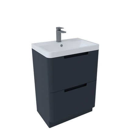 Tailored Bathrooms Monza Vanity Unit & Polymarble Basin (2 sizes, Shadow Grey) - Brand New Bathrooms