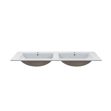 Tailored Bathrooms Turin Twin Ceramic Basin (1 size, White) - Brand New Bathrooms