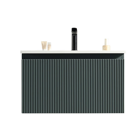 Tailored Bathrooms Flauto Wall Hung 600mm Vanity Unit & Polymarble Basin (1 size, 3 colours) - Brand New Bathrooms