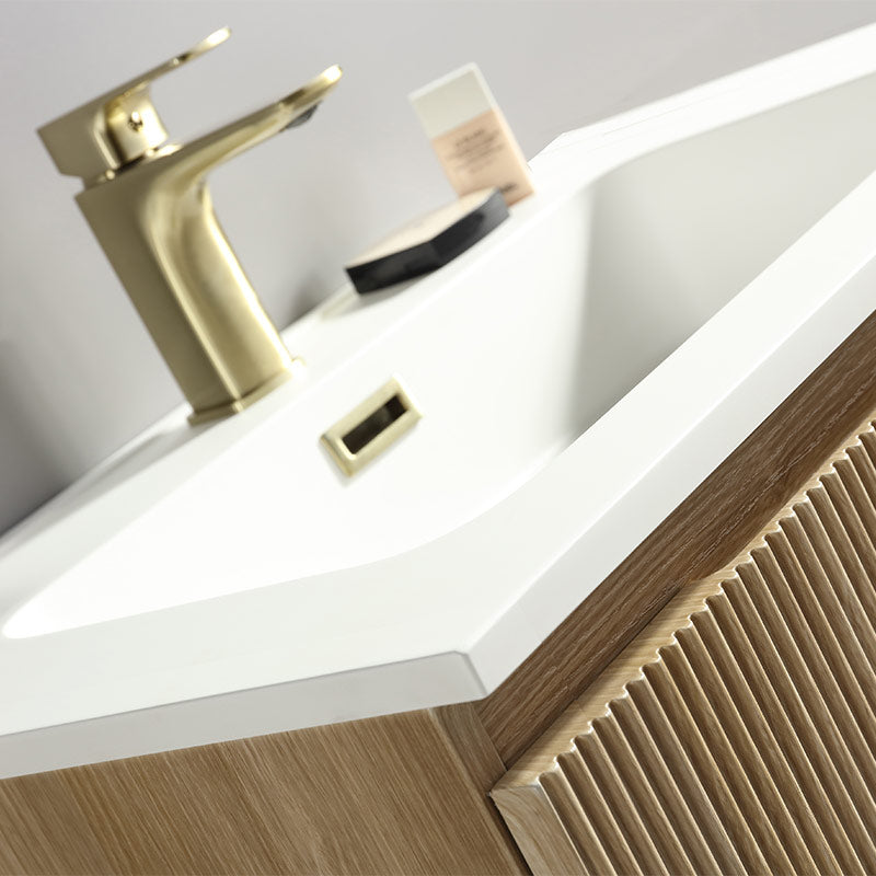 Tailored Bathrooms Flauto Wall Hung 800mm Vanity & Polymarble Basin (1 size, 3 colours) - Brand New Bathrooms
