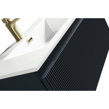 Tailored Bathrooms Flauto Wall Hung 800mm Vanity & Polymarble Basin (1 size, 3 colours) - Brand New Bathrooms