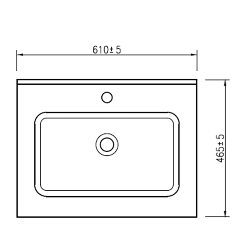 Tailored Bathrooms Flauto Matt Basin (2 sizes, White) - Brand New Bathrooms