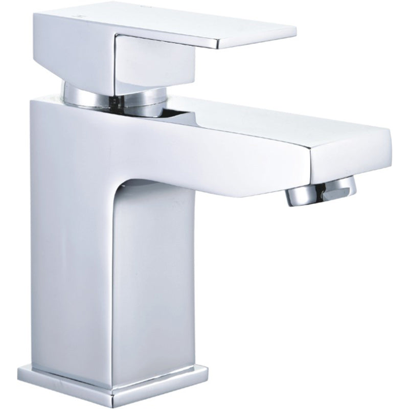 Tailored Bathrooms Raglan Modern Square Basin Mixer including Waste (1 size, Chrome) - Brand New Bathrooms