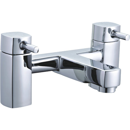 Tailored Bathrooms Newport Square Bath Filler (Chrome) - Brand New Bathrooms