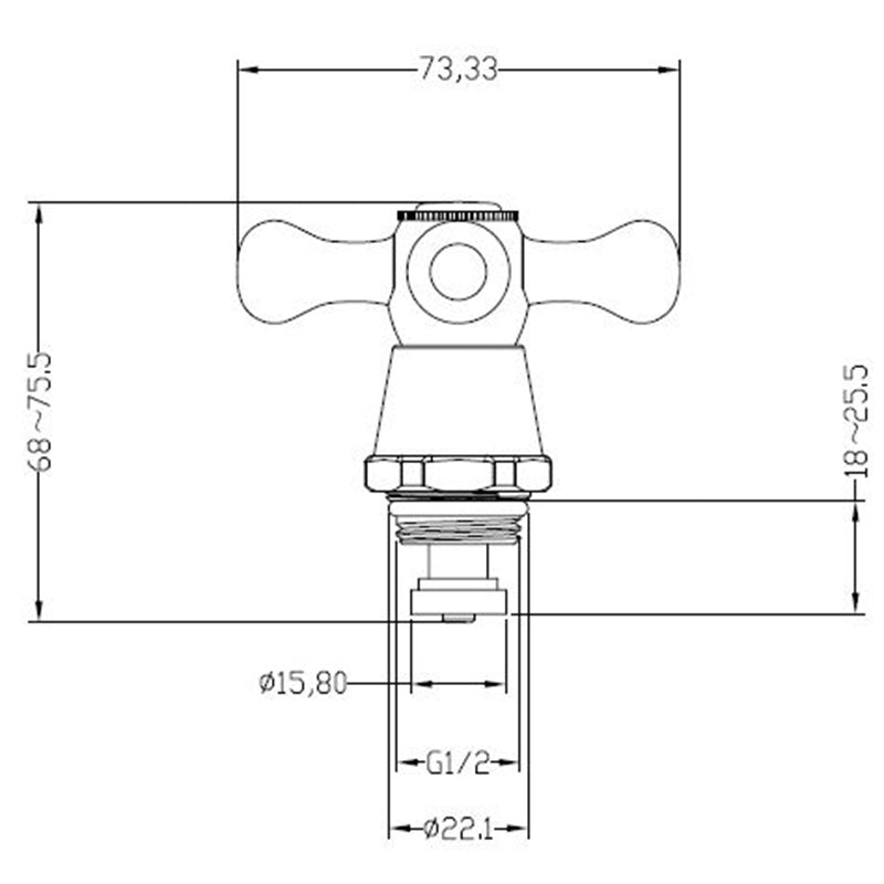 Tailored Bathrooms Plumb Essentials 1/2" Revivers (3 styles, Chrome) - Brand New Bathrooms