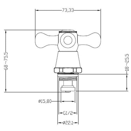 Tailored Bathrooms Plumb Essentials 1/2" Revivers (3 styles, Chrome) - Brand New Bathrooms