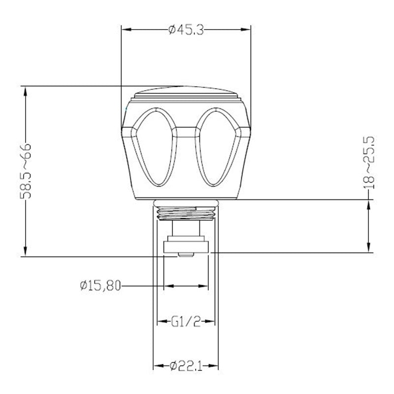 Tailored Bathrooms Plumb Essentials 1/2" Revivers (3 styles, Chrome) - Brand New Bathrooms