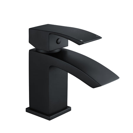 Tailored Bathrooms Brecon Mono Mixer Tap & Waste (1 size, Black) - Brand New Bathrooms