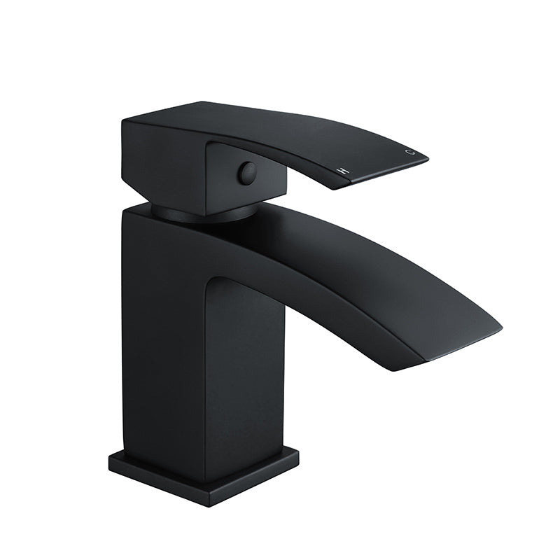 Tailored Bathrooms Brecon Mono Mixer Tap & Waste (1 size, Black) - Brand New Bathrooms