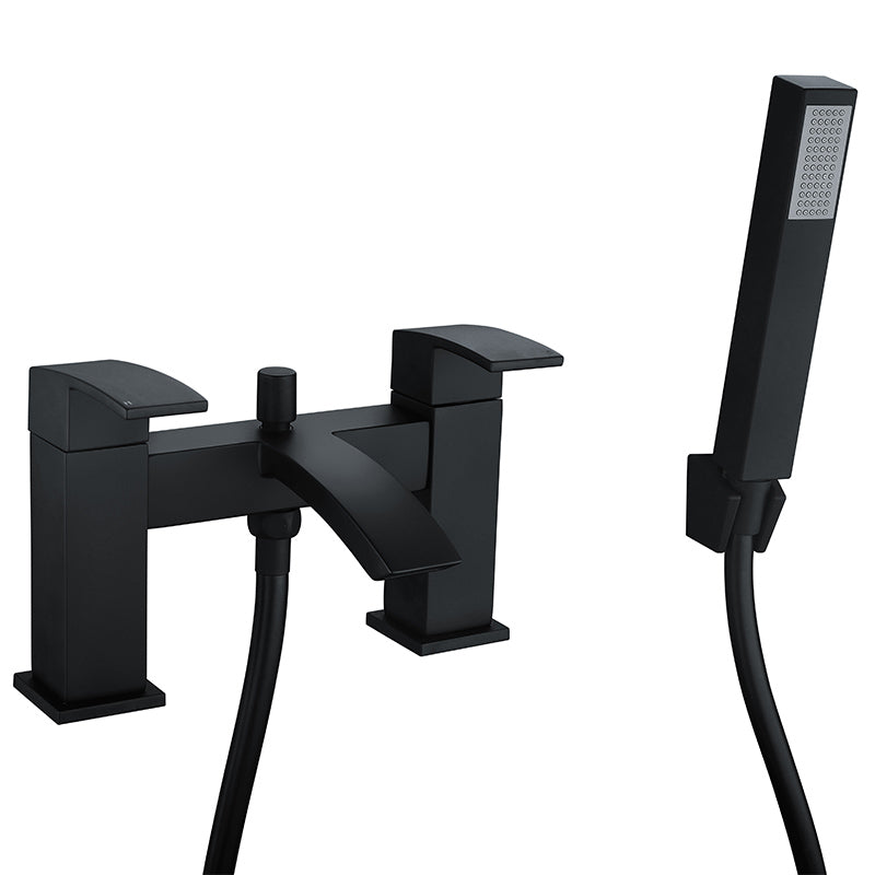 Tailored Bathrooms Brecon Bath & Shower Mixer Tap (Black) - Brand New Bathrooms