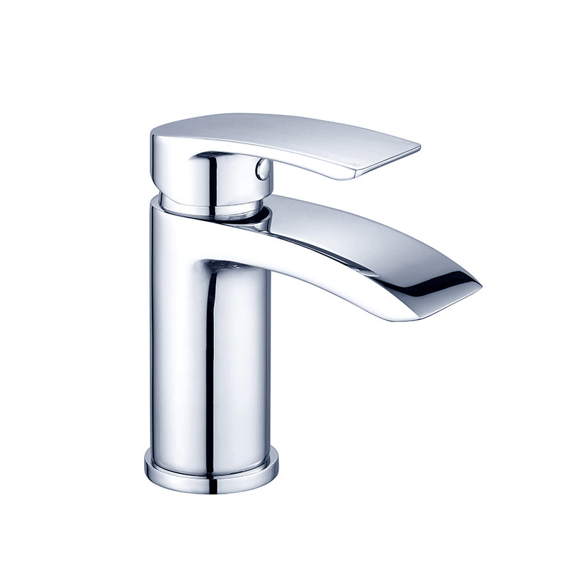 Tailored Bathrooms Holyhead Modern Round Basin Mono Mixer Tap & Waste (1 size, Chrome) - Brand New Bathrooms