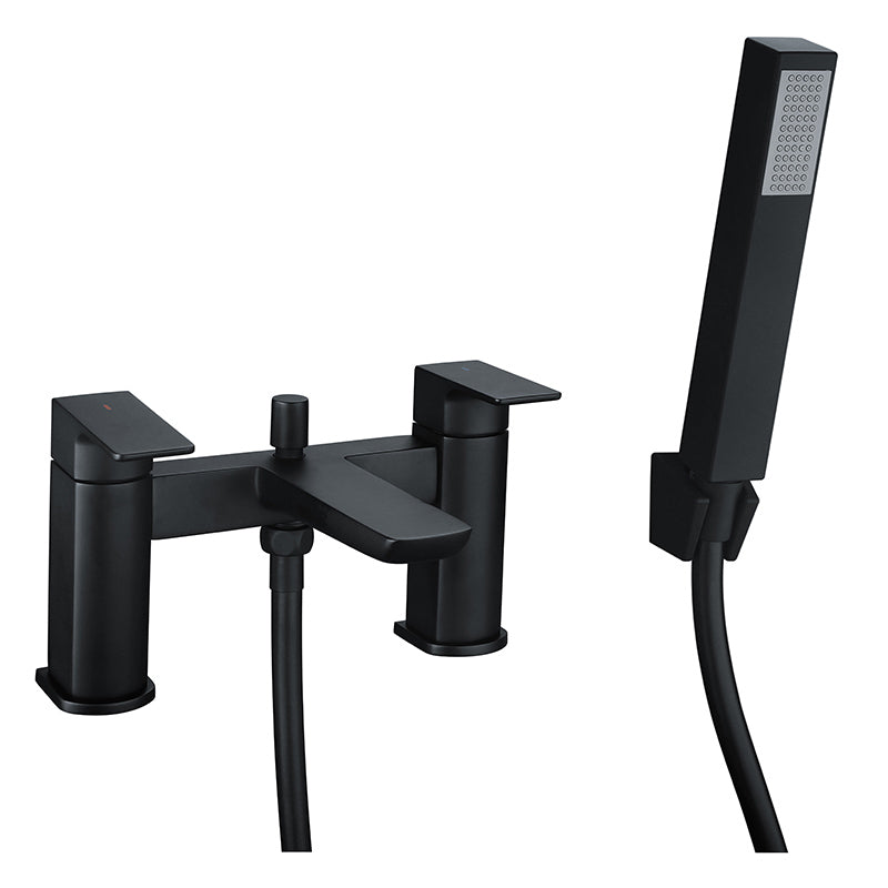 Tailored Bathrooms Swansea Bath & Shower Mixer (Black) - Brand New Bathrooms