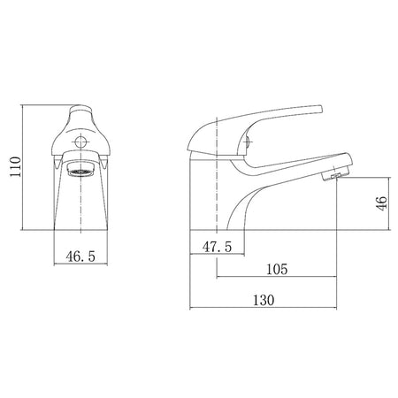 Tailored Bathrooms Plumb Essentials Basin Tap & Waste (1 size, Chrome) - Brand New Bathrooms