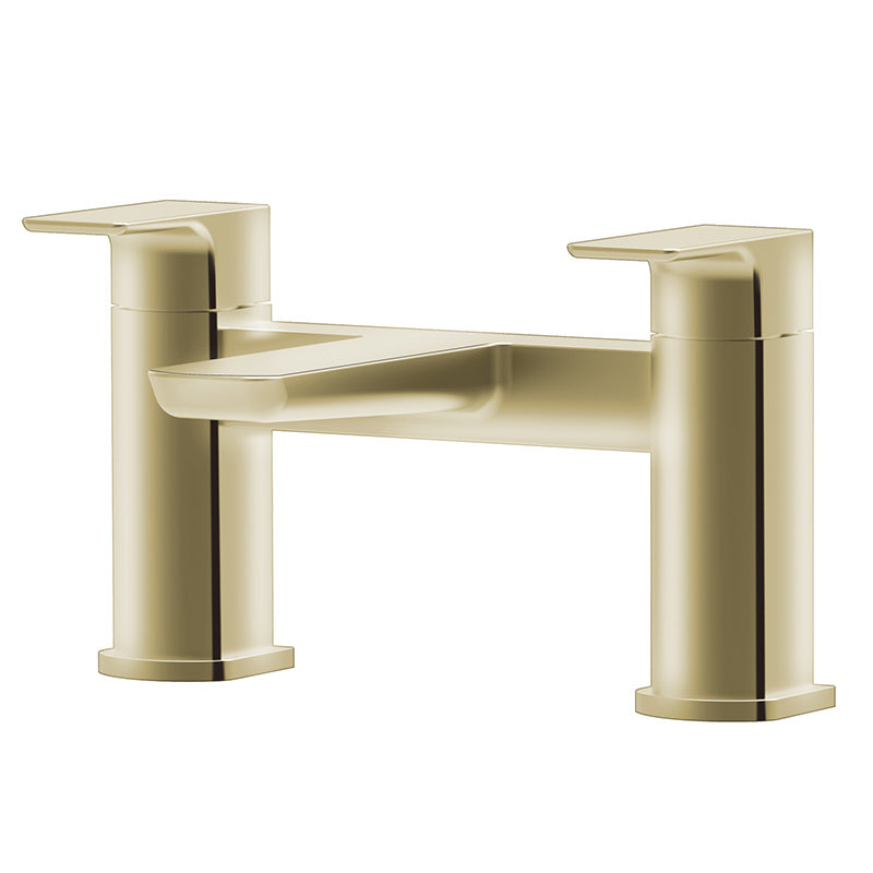 Tailored Bathrooms Swansea Bath Filler (1 size, Brushed Brass) - Brand New Bathrooms